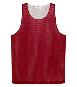 Deep Red/White
