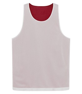 Deep Red/White
