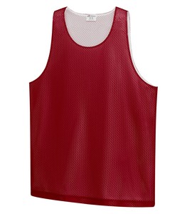 Deep Red/White