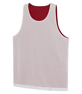 Deep Red/White