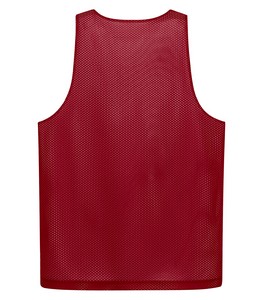 Deep Red/White