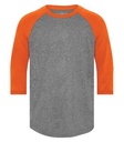 Charcoal Heather/Deep Orange