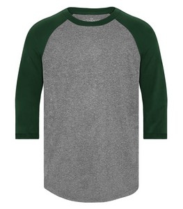 Charcoal Heather/Forest Green