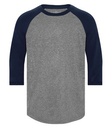 Charcoal Heather/True Navy