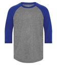 Charcoal Heather/True Royal