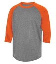 Charcoal Heather/Deep Orange