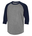 Charcoal Heather/True Navy