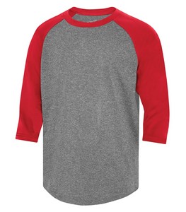 Charcoal Heather/True Red