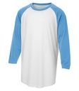 White/Carolina Blue
