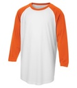 White/Deep Orange
