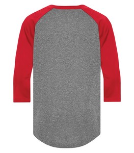 Charcoal Heather/True Red