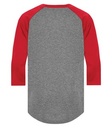 Charcoal Heather/True Red