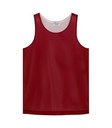 Deep Red/White