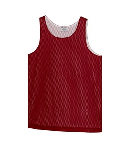 Deep Red/White