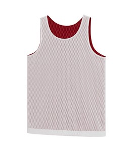 Deep Red/White