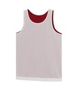 Deep Red/White