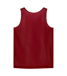 Deep Red/White