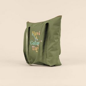 Olive Green Logo Side