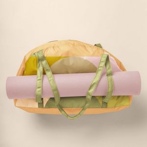 Yellow/Green/Orange/Pink Blank Mat View