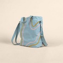 French Wash Denim Blue/Various Blank Side