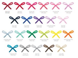 Ribbon Color Chart