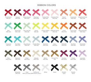 Ribbon Color Chart