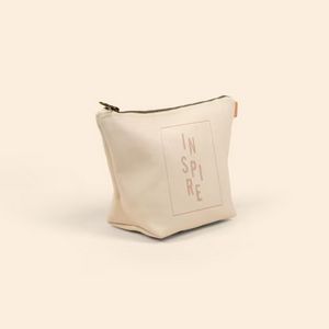 Natural Canvas Beige Logo Side
