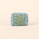 French Wash Denim Blue Logo Front
