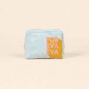 Beach Wash Denim White Logo Front