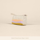 Natural Canvas Beige Logo Angle
