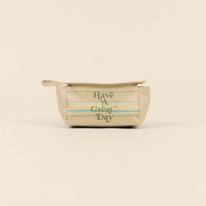 Multi Stripes 3 Tan/Blue/Green Logo Front