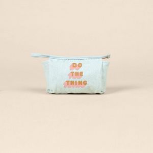 Beach Wash Denim White Logo Front