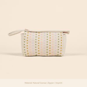 Natural Canvas Beige Logo Front