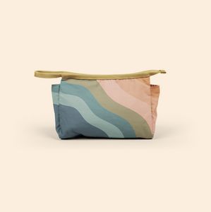 Neutral Wavy Blue/Green/Pink Blank Front