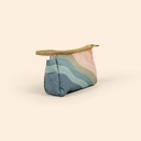 Neutral Wavy Blue/Green/Pink Blank Angle