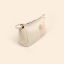 Natural Canvas Beige Logo Angle