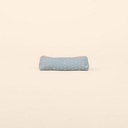 French Wash Denim Blue/Peach Pink Logo Front