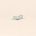 Beach Wash Denim White/Peach Pink Logo Angle