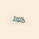 Teal Blue/Peach Pink Blank Angle