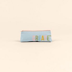 Powder Puff Blue/Peach Pink Logo Front