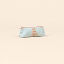 Beach Wash Denim White Logo Angle