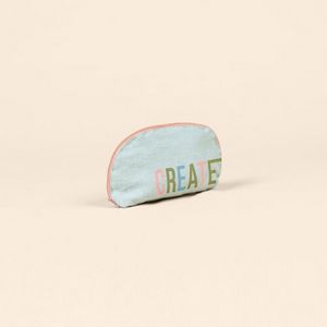 Beach Wash Denim White Logo Angle