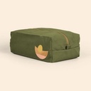 Olive Green Flat Side Angle