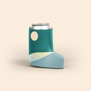 Green/Peach Pink/Yellow/Gray Blank Angle