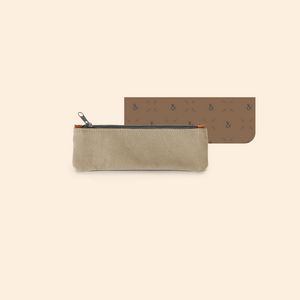 Khaki Tan Blank Pouch with Texas Tan Liner
