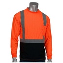 Orange/Black/Silver Blank Front View