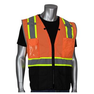 Orange/Silver/Black/Yellow Blank Front View