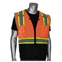 Orange/Silver/Black/Yellow Blank Front View