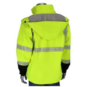 Yellow/Black/Silver Blank Back View