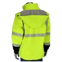 Yellow/Black/Silver Blank Back View
